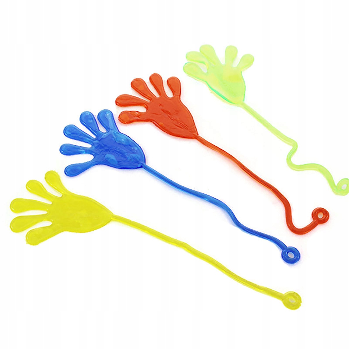 3x PACŁAPKA ŻELOWA ŁAPKA RĄCZKA MEGA LEPKA KLEJĄCA STICKY TOY PRANK ŻART Materiał guma