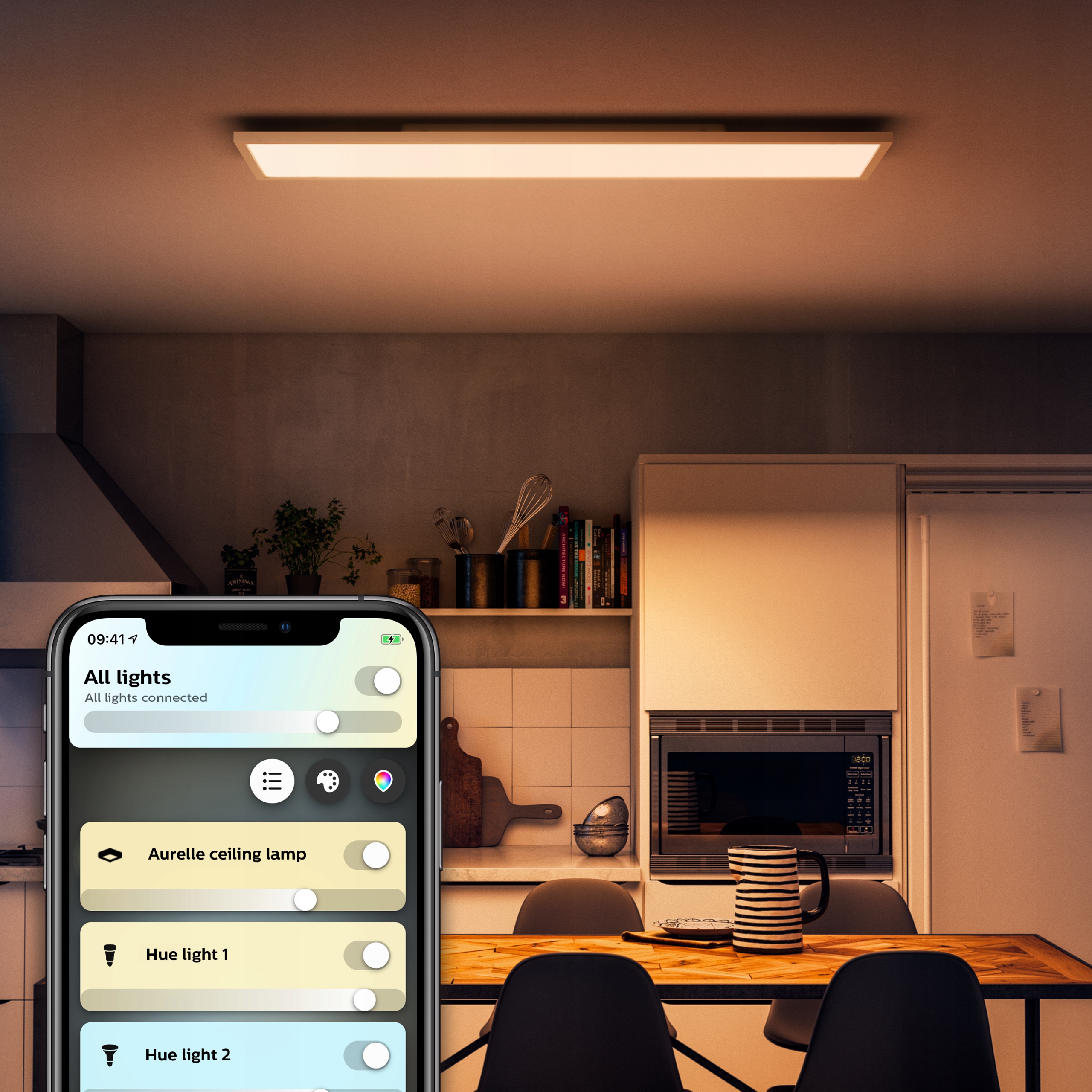 Plafon sufitowy LED PHILIPS HUE Aurelle biały kwadratowy Rodzaj plafon