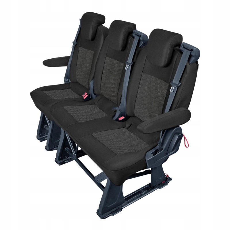 Presné autopoťahy Ford Tourneo Custom 2012-2018 (2. alebo 3. rad, 3 operadiel