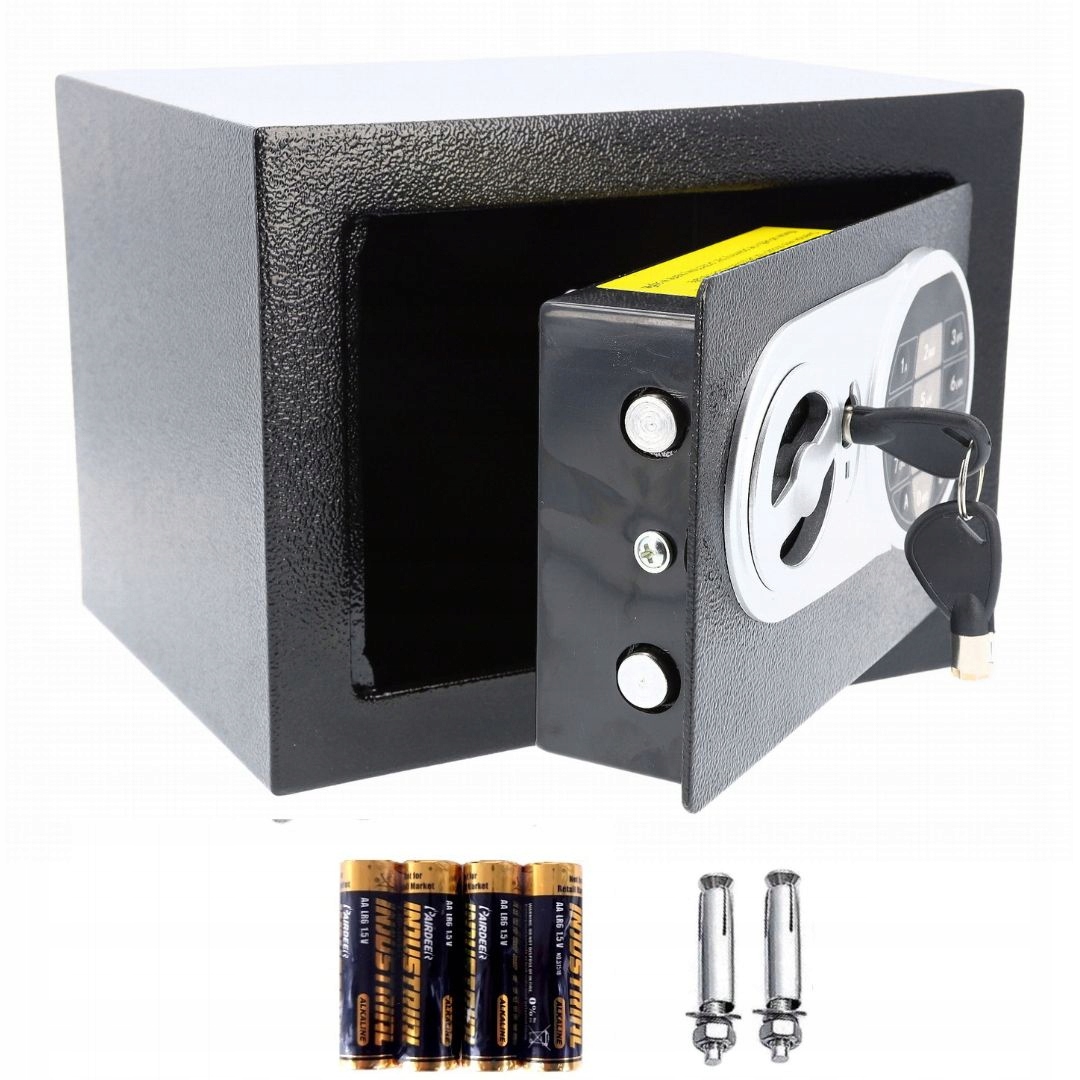 

Sejf Elektroniczny Domowy Na Klucz Szyfr Compact