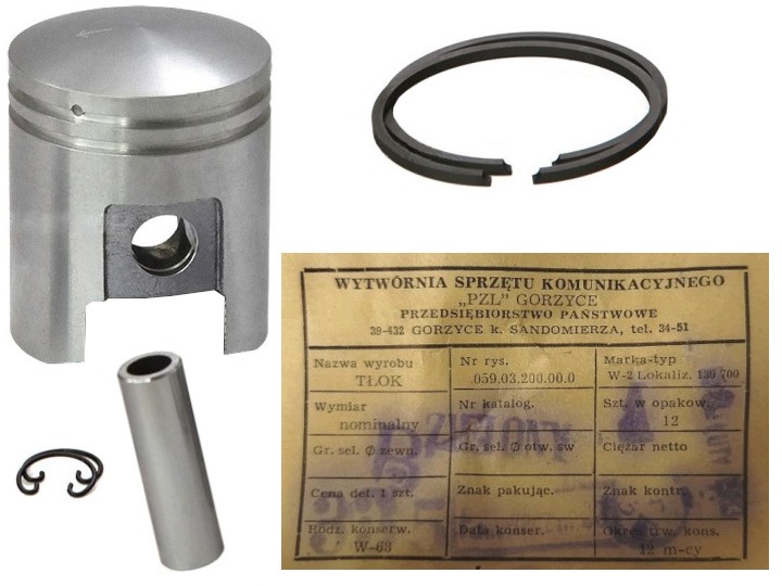 Tłok Wsk 125 52.00 Nominał Oryginał Prl AK12 Wsk Pzl Gorzyce Rarytas