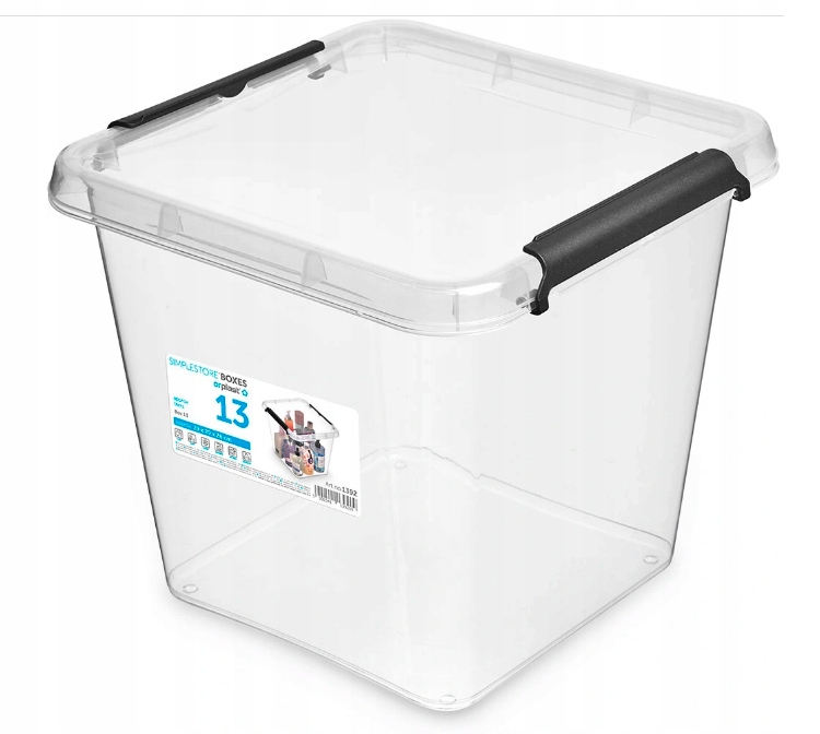 

Pojemnik organizer plastikowy z pokrywką 13 l