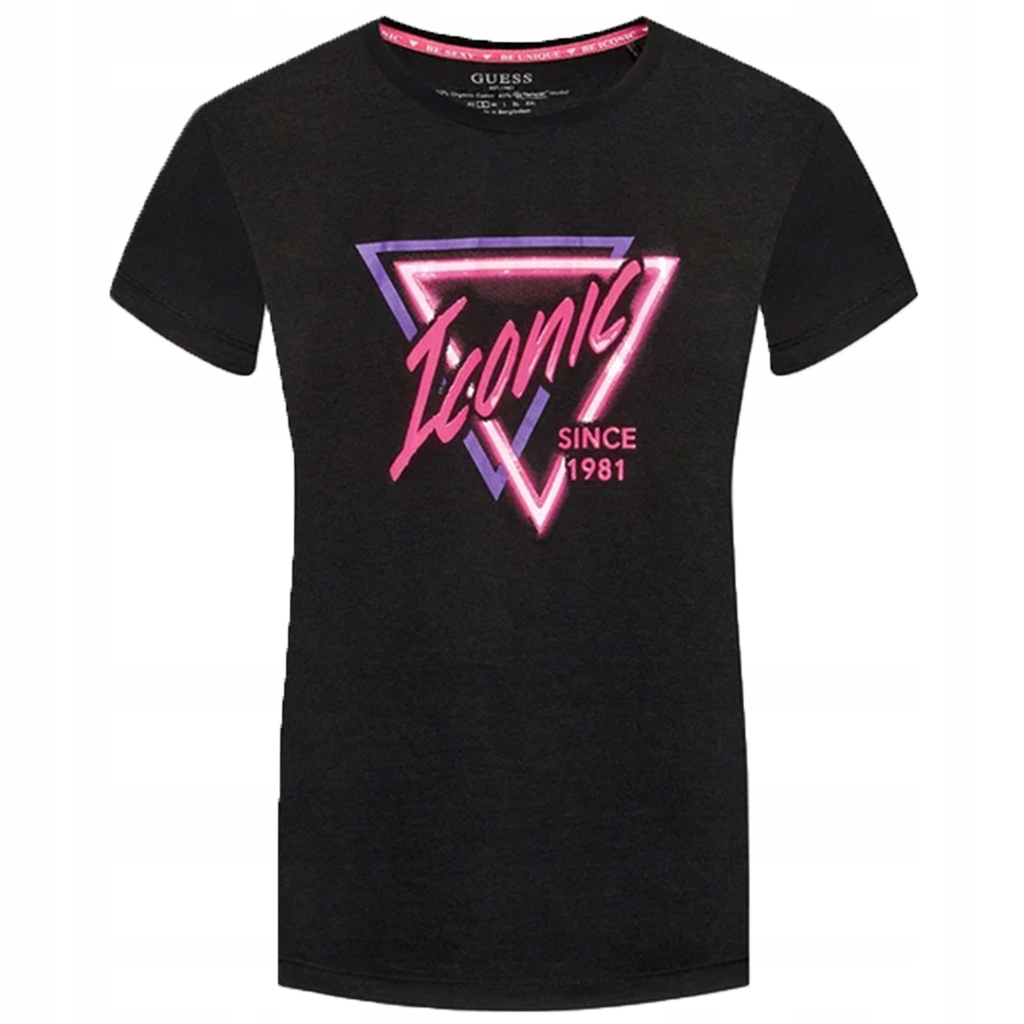 Dámské tričko Guess Logo W2RI14 K9RV0 Černé
