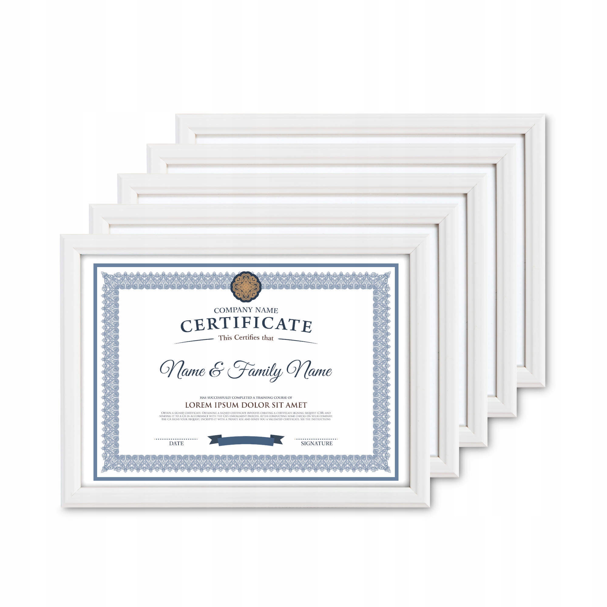 

Zestaw Ramek Drewnianych Ramki do Zdjęć 5szt 21x30