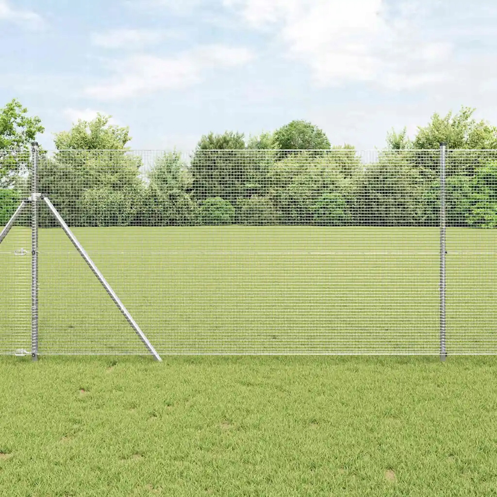 Plot s příspěvky Stříbrná 1.2 x 25 m Ocel Stříbrná 3351611