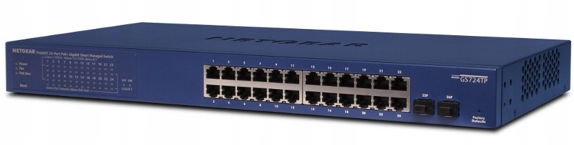 Switch Netgear GS724TP-200EUS 24xGbit 2xSFP
