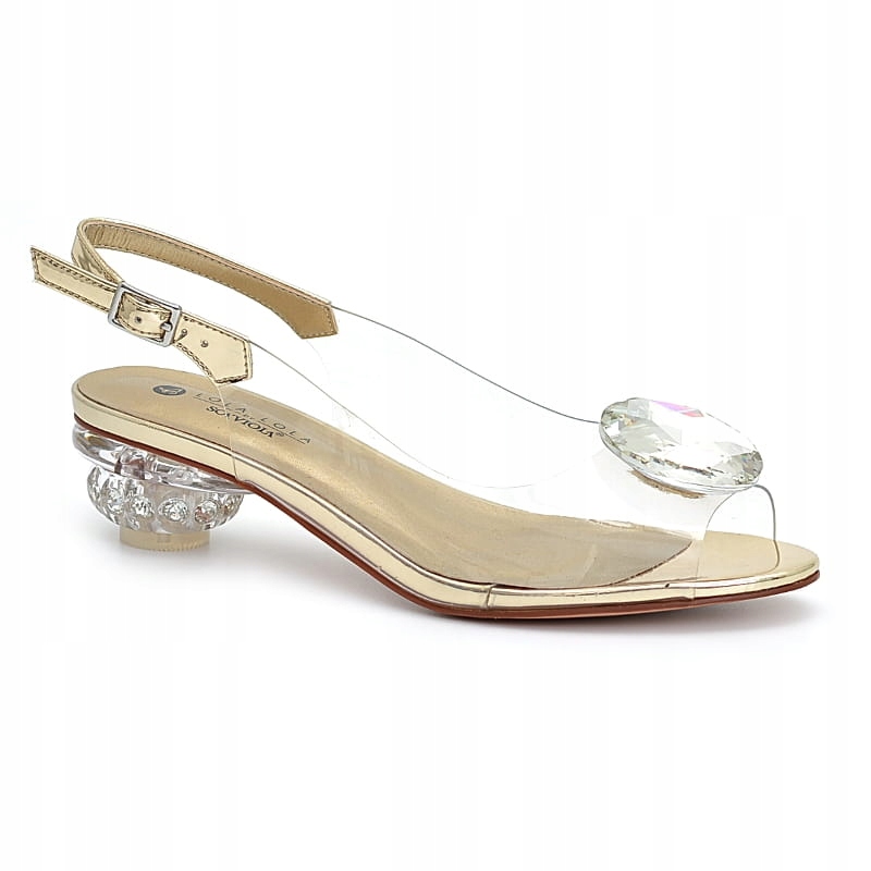 Dámské sandály Sca'viola S-223 Zlaté 37, Zlatá