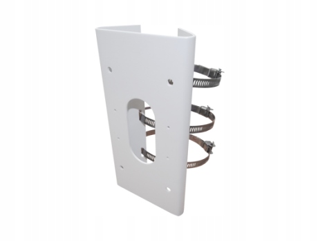 Sloupový držák Hikvision DS-1475ZJ-SUS, nerezová ocel, bílý, do 10 kg