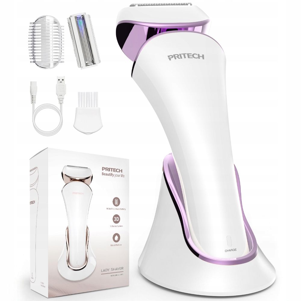 Golarka Damska Maszynka do Golenia dla Kobiet Depilator Ciała mokro i sucho