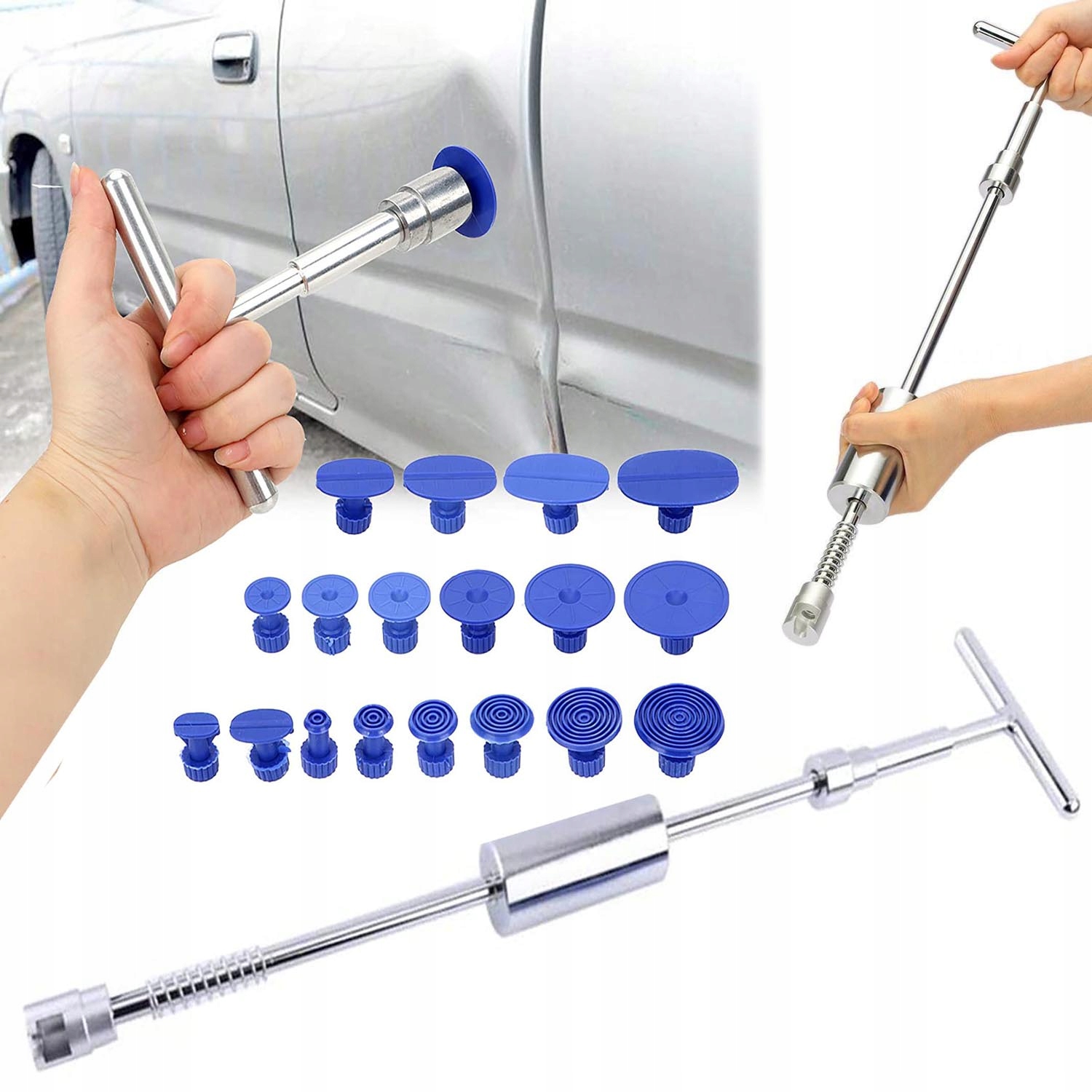 

Zestaw do Wyciągania Usuwania Wgnieceń karoserii 9