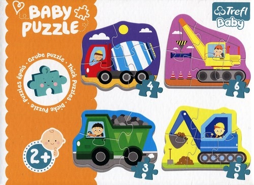 

Puzzle Baby Classic Pojazdy Na Budowie
