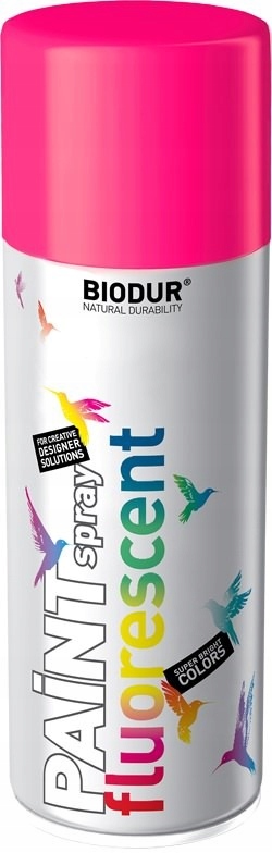 Spray fluorescencyjny 400 ml różowy Biodur 4445