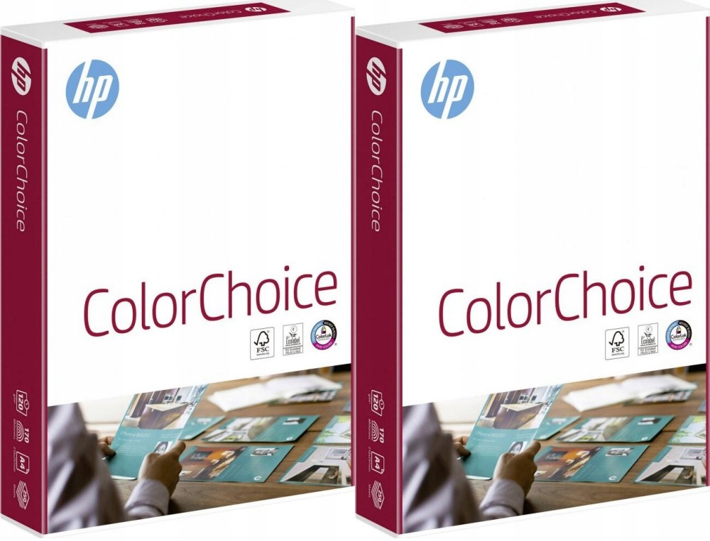 

Papier ksero Hp Color Choice A4 120g 250k biały x2