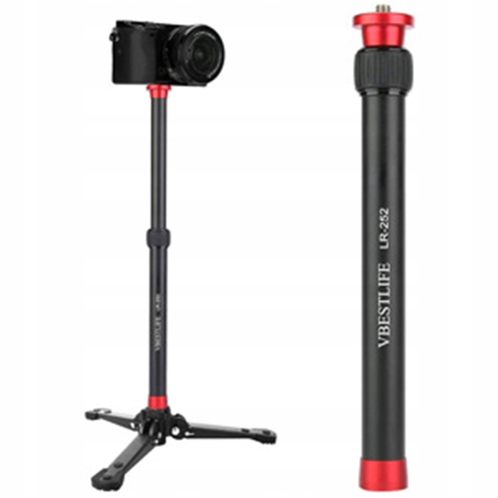 VBESTLIFE LR-252 Przedłużenie statywu ze stopu aluminium Stan opakowania oryginalne