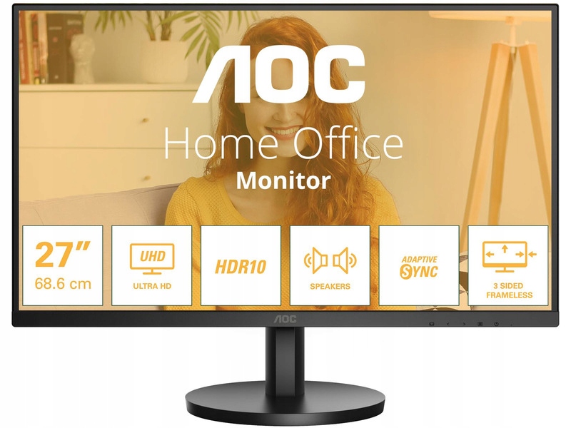 Led monitor Aoc U27B3A 27" 3840 x 2160 px Ips Pls