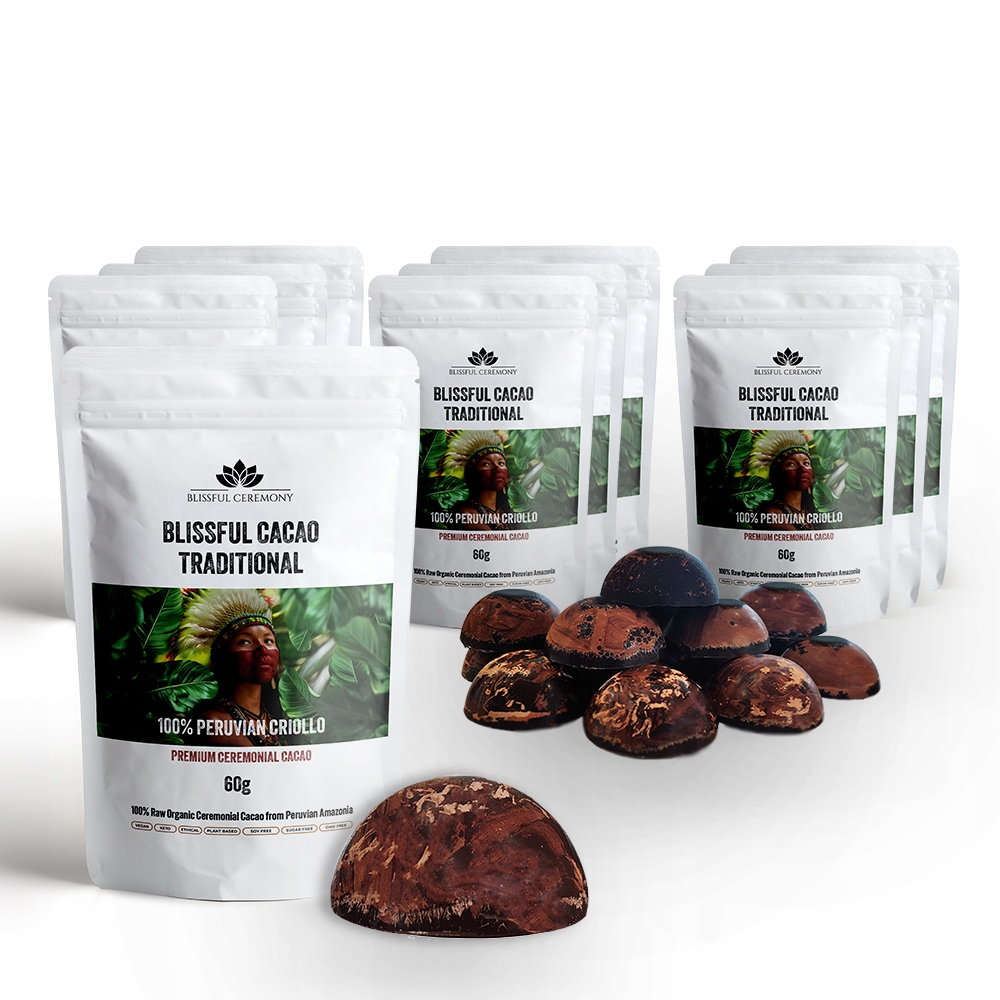 Levně Ekologické obřadní kakao bez cukru Criollo Traditional Peru 600 g
