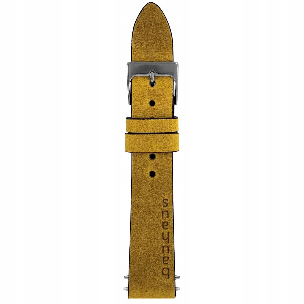 Kožený opasek Bauhaus pro hodinky 20 mm světle hnědý