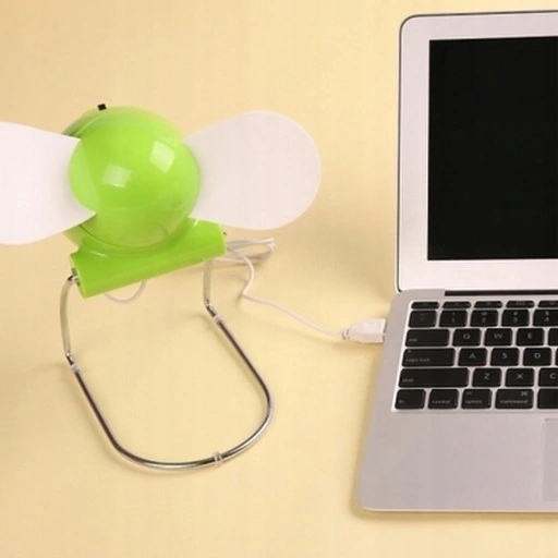 MOCNY WIATRAK WENTYLATOR WIATRACZEK USB BAT V4 KOL Marka bez marki