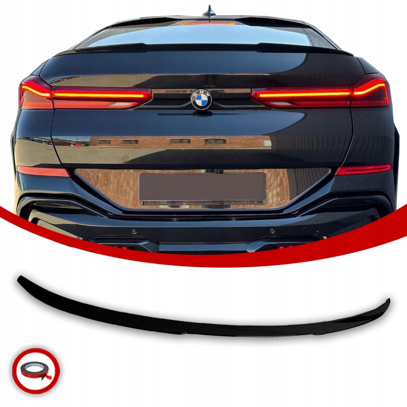 Bmw X6 G06 Letka Spoiler Zadní Krytka Zadní Černá Lesklá