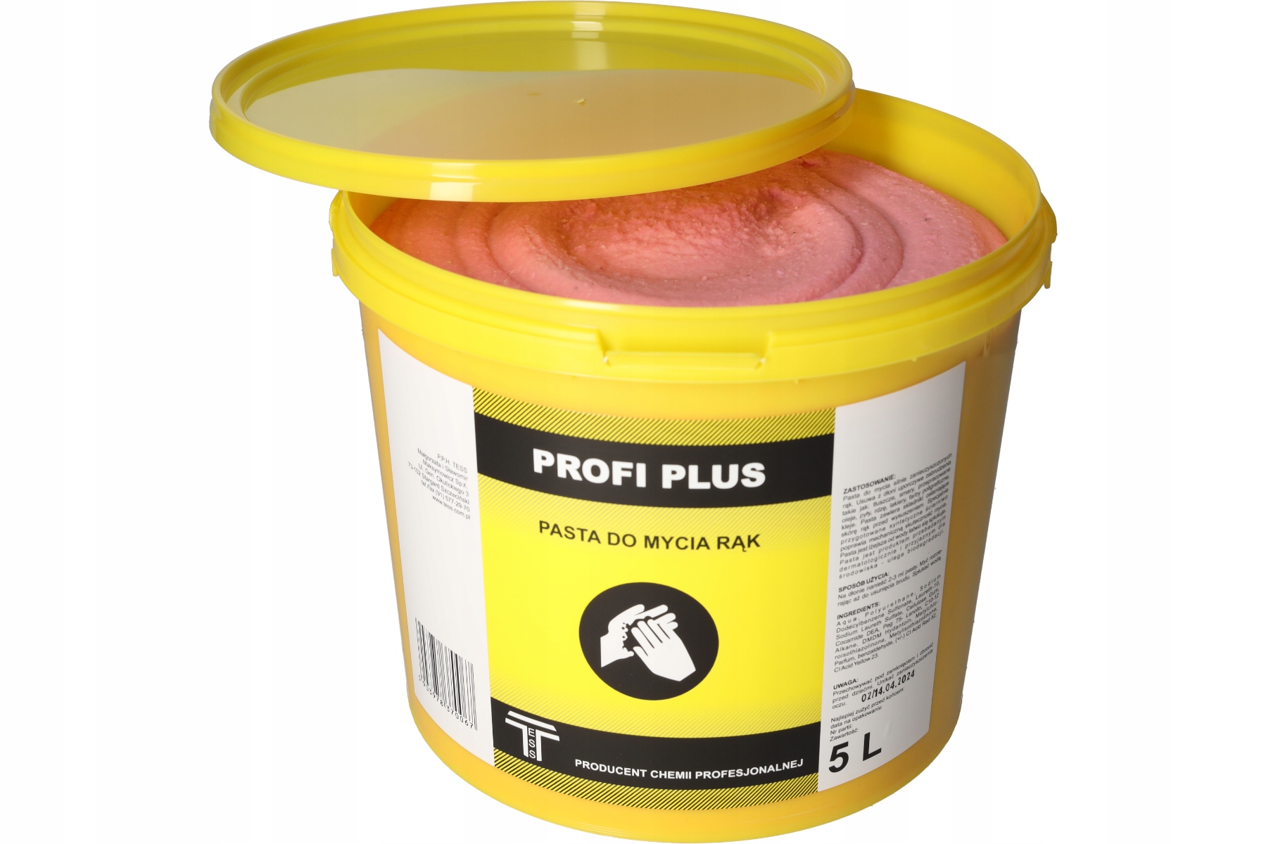 

Pasta Bhp Profi Plus do mycia rąk różowa, 5l stała