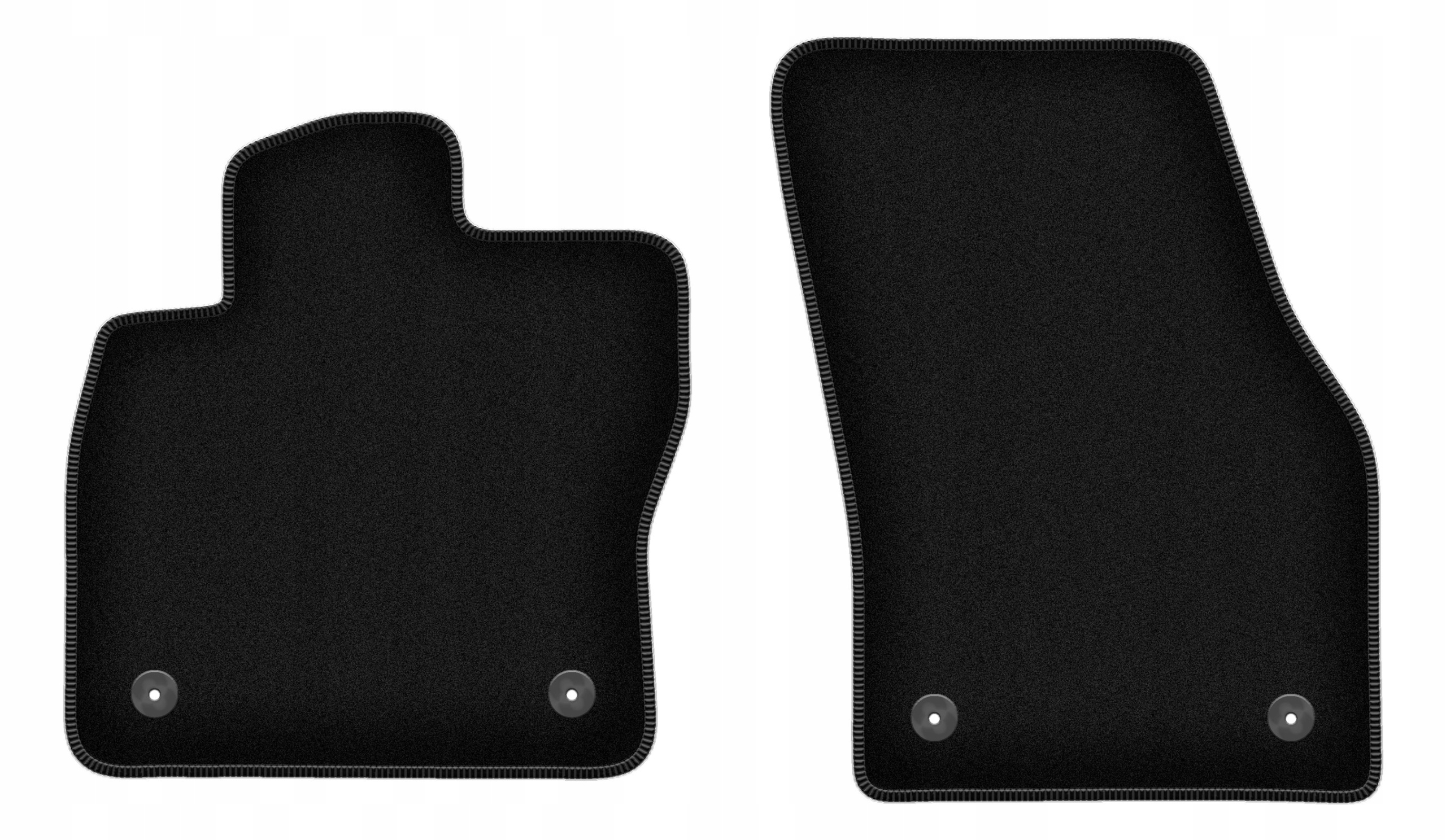 Dywaniki welurowe przednie do: Volkswagen Tiguan Allspace 7 osób (2017-)