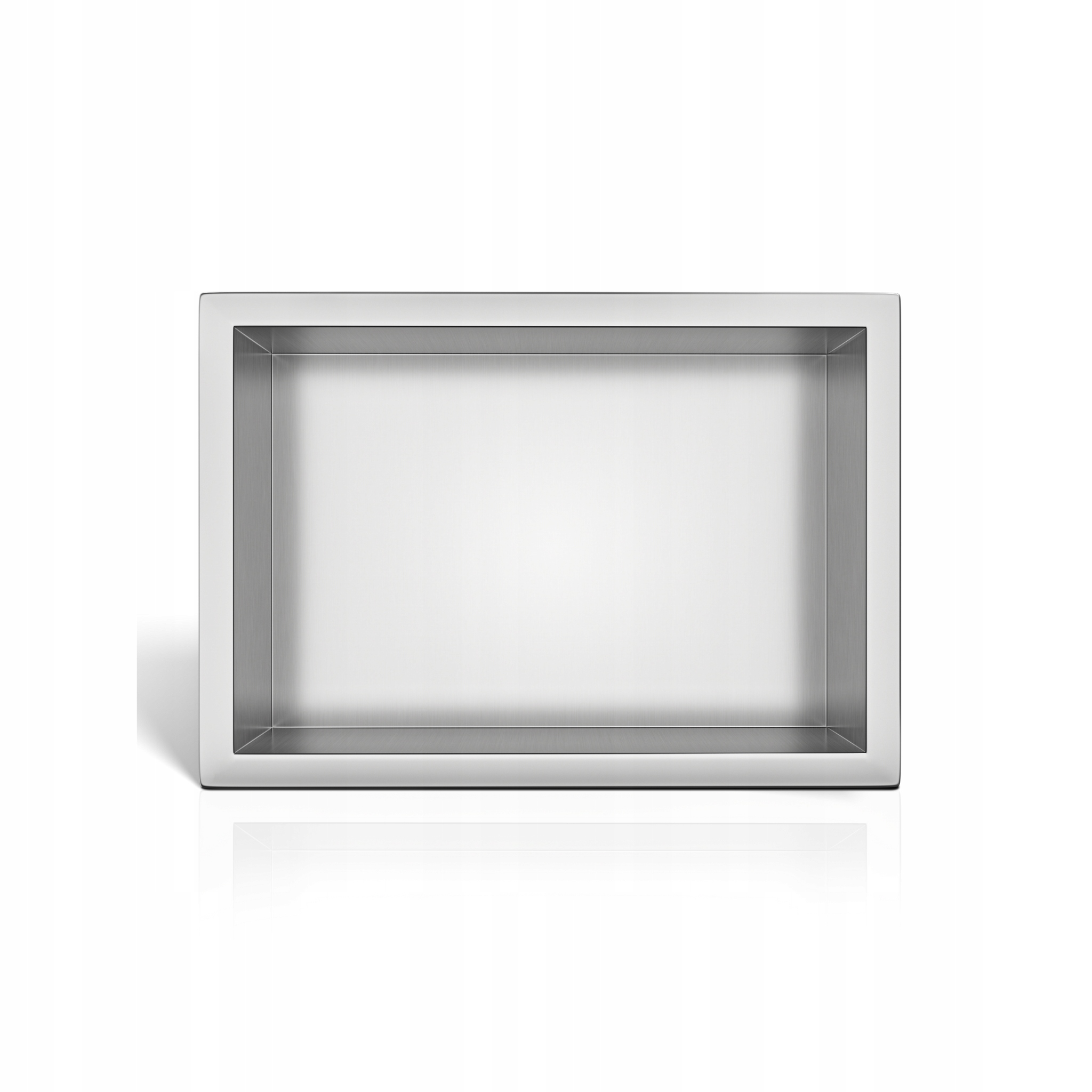 Nástenná skrinka One Inox Zapustená polica z nehrdzavejúcej ocele 30x20x10 cm