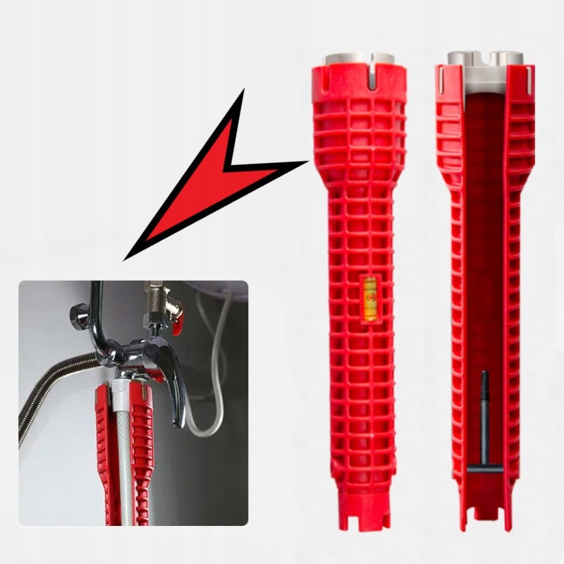 Klucz Wielofunkcyjny 8w1 Klucz Do Montażu Kranu Baterii Zlew Rur Nasadowy Marka inna