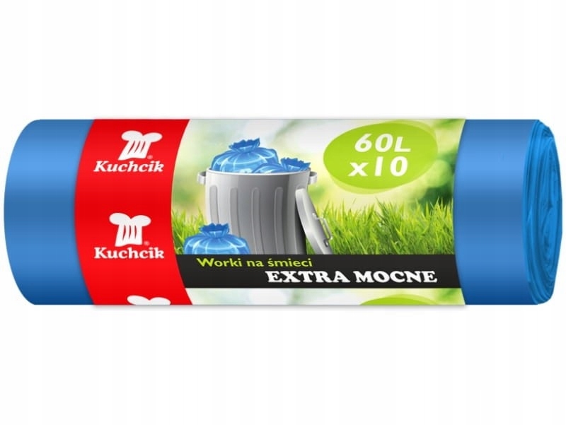 

Worki na śmieci extra mocne 60L 10szt Kuchcik