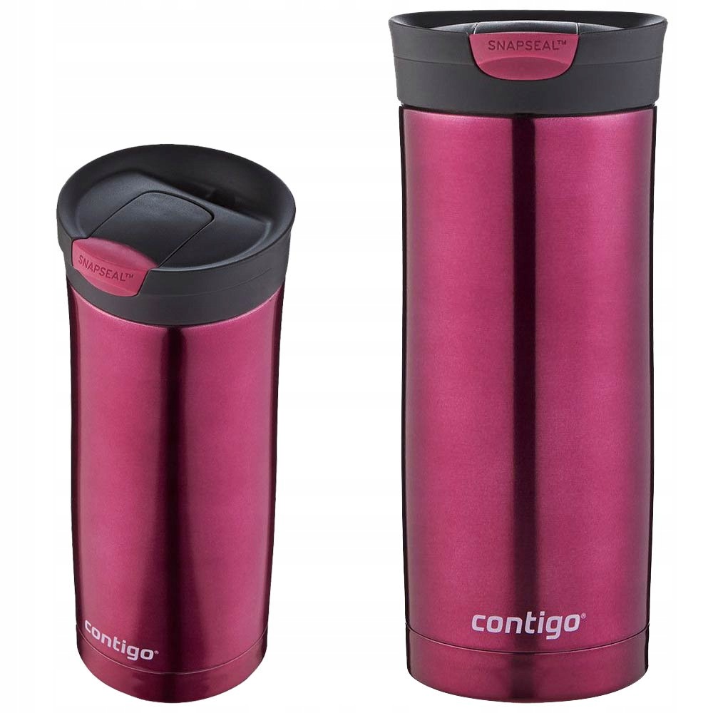 Termohrnek Contigo Huron 470 ml na Kávu Čaj Nápoje Bordó