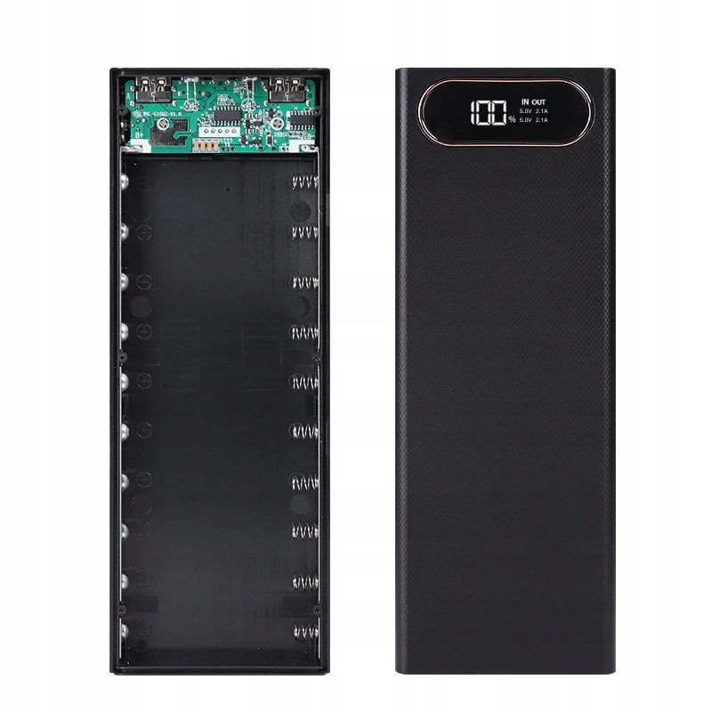 Obudowa PowerBank 10x18650 Micro USB C SKRĘCANA QC EAN (GTIN) 9781097580101