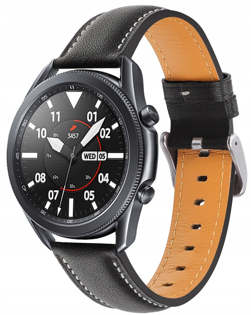 Pasek E-inventory do Samsung skóra naturalna czarn