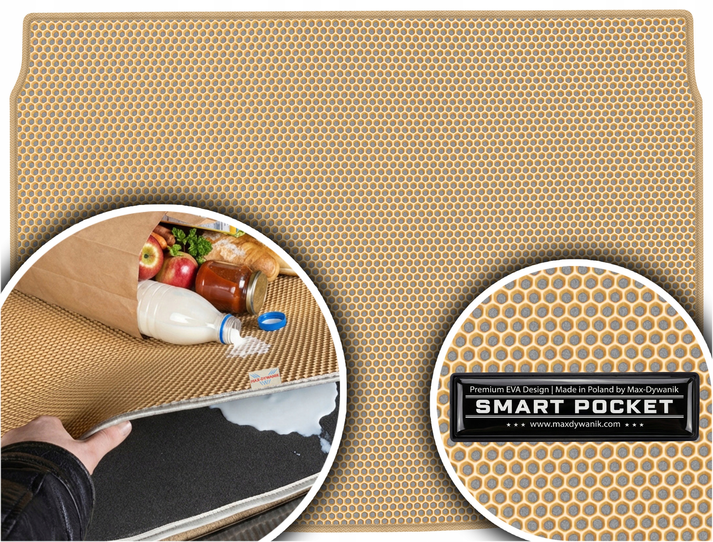 Nissan Qashqai II 2014-2021 Vložka do batožinového priestoru Eva Smart Pocket Béžová