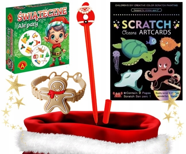 PACZKA MIKOŁAJ GOTOWY PREZENT NA MIKOŁAJA MIKOŁAJKI ŚWIĘTA CHOINKA J7