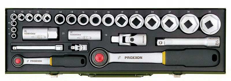 Sada Nástrčných Kľúčov 1/2'' A 1/4'' Proxxon 24-DIELNA