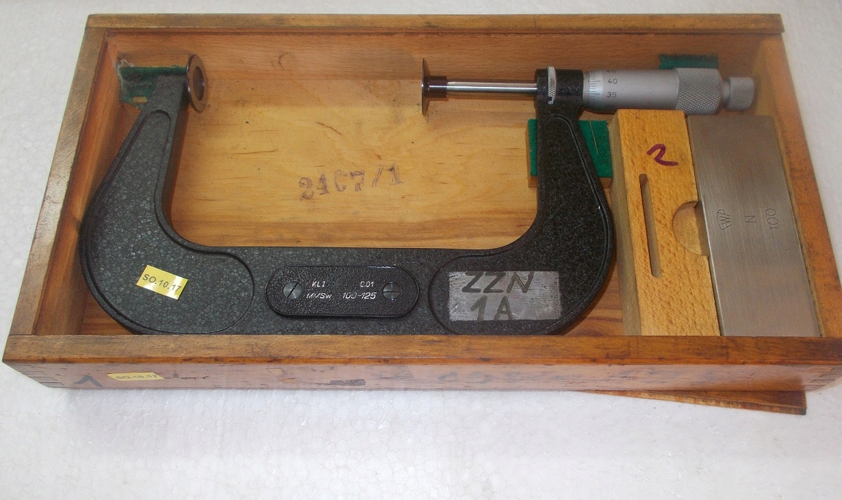 Микрометр пластинчатый микрометр 100-125