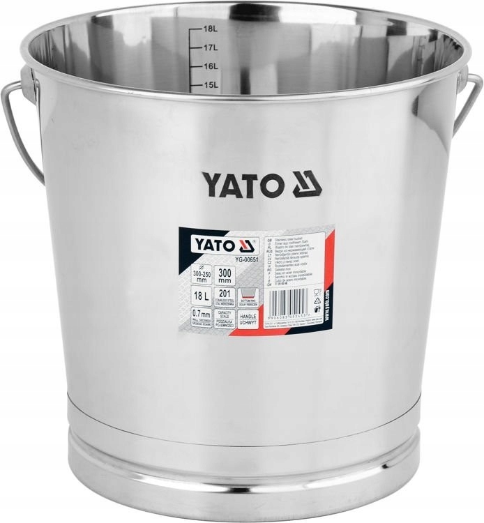 

Wiadro Ze Stali Nierdzewnej 16L Yato