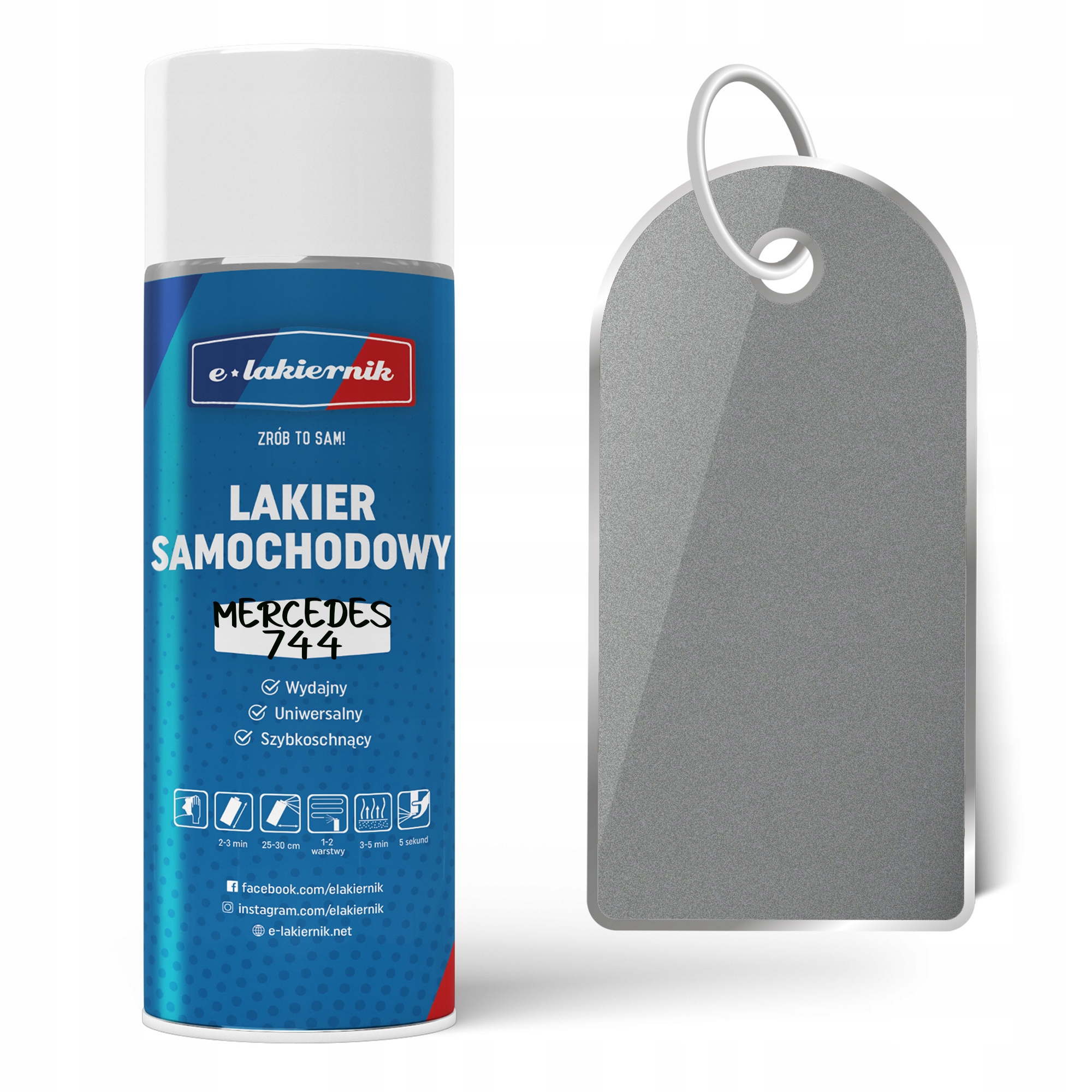 

e-lakiernik Lakier Samochodowy Spray Mercedes 744