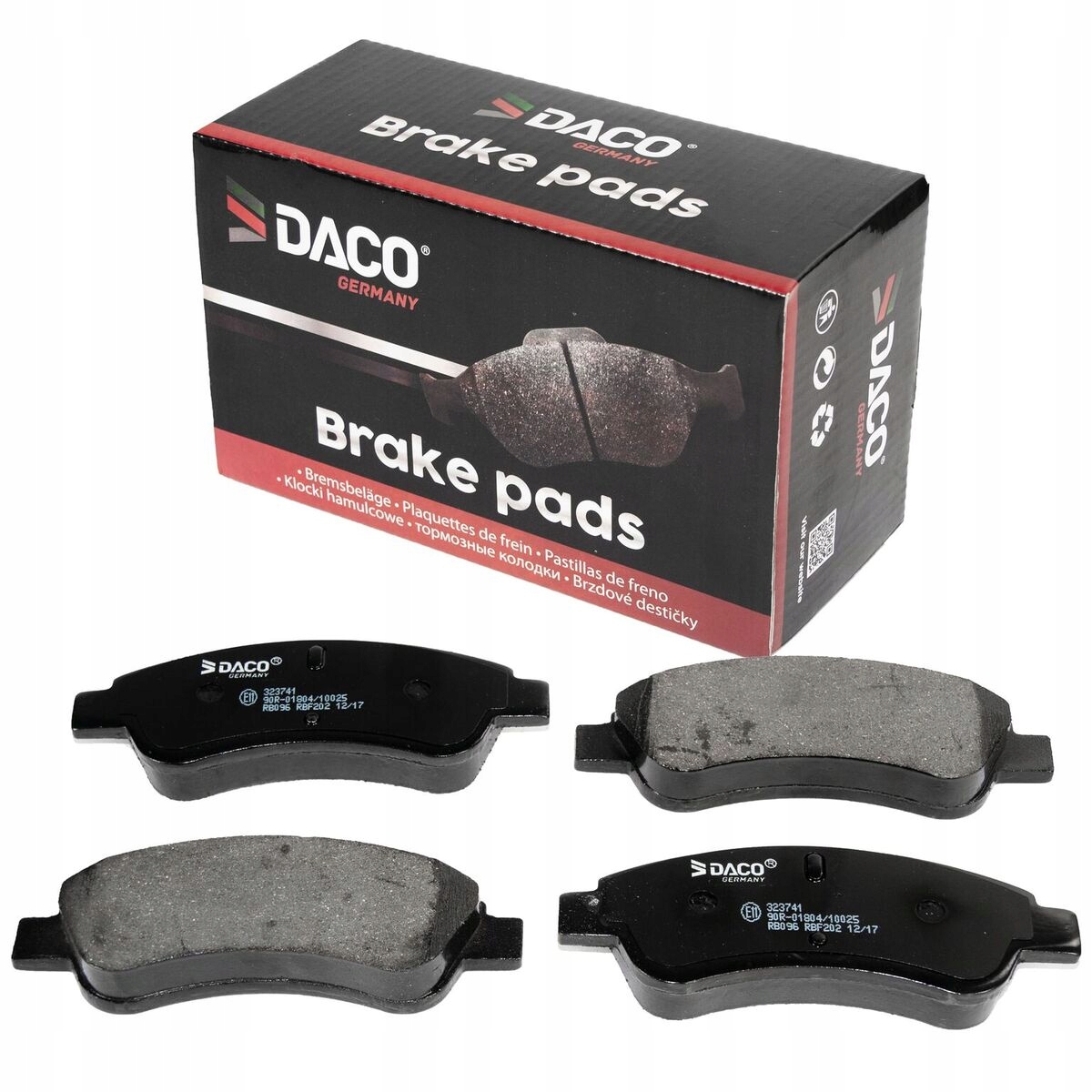 Tarcze x2 Klocki DACO do C2 C3 C5 C-Elysee Xsara Rodzaj tarcz Wentylowane