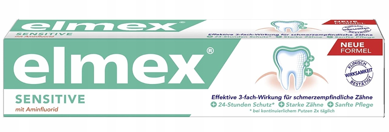

(de) Elmex, Pasta do wrażliwych zębów, 75 ml