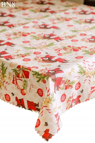 OBRUS NA ŚWIĘTA ŚWIĄTECZNY WIGILIA 90x160 POLSKI Materiał wykonania poliester