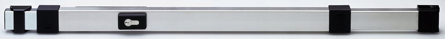 Abus Pancéřová západka PR1500 S pro boční dveře, poloviční válec, černá, stříbrná