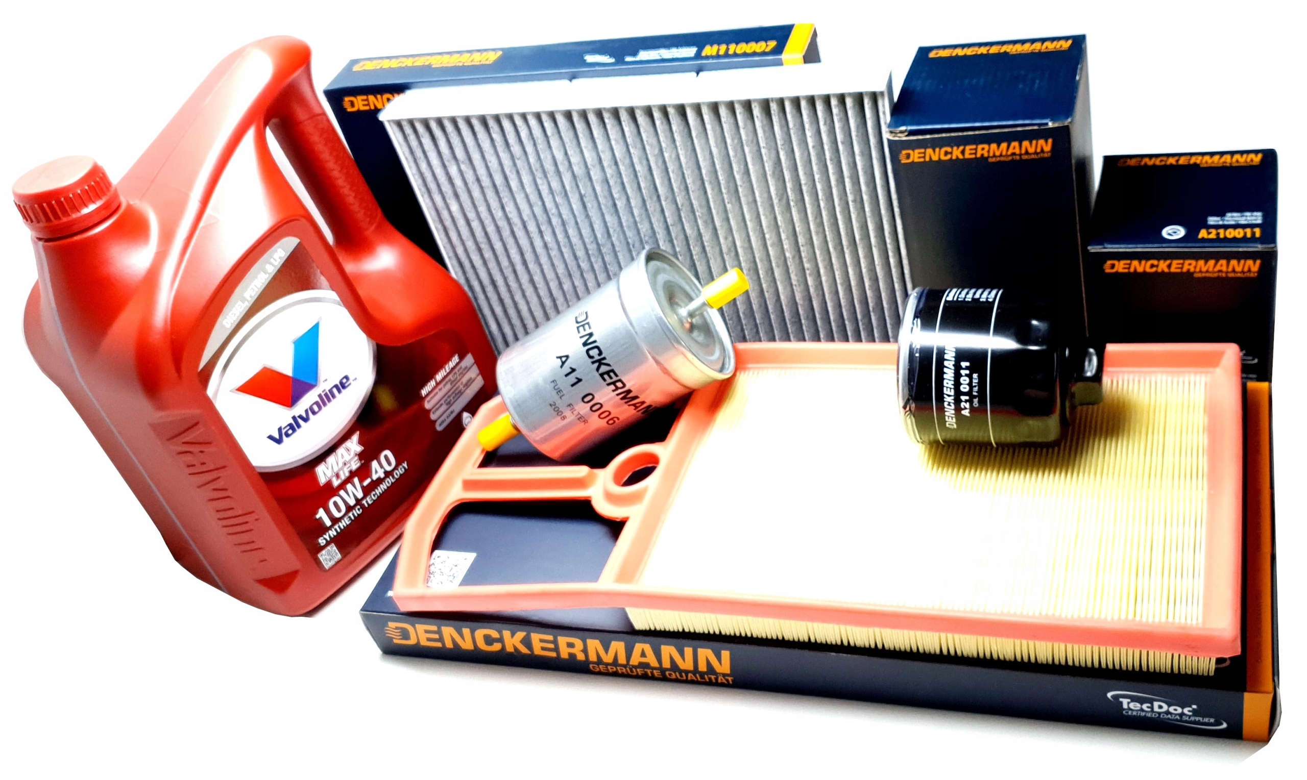 

4 Filtry 4L Oleju 10W40 Vw Bora Golf IV 1.4 16V
