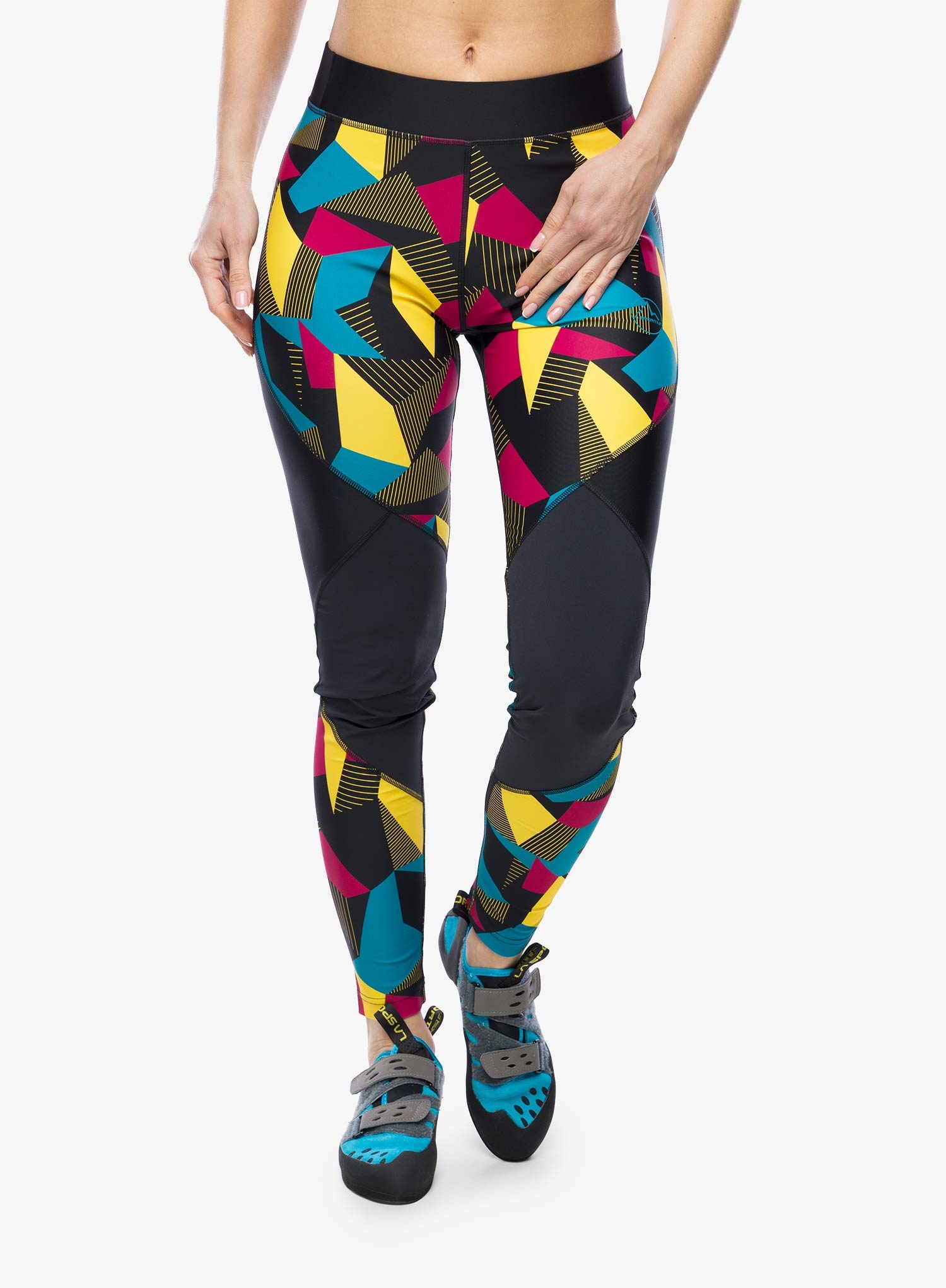 Lezecké legíny La Sportiva Dimension Tights černá/křišťálová velikost XL