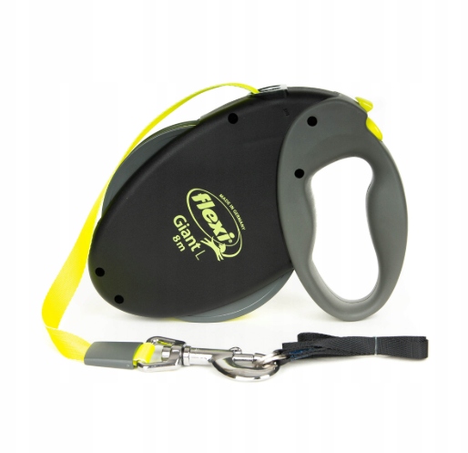 Smycz Automatyczna Flexi Giant Neon L Taśma 8m do 50kg