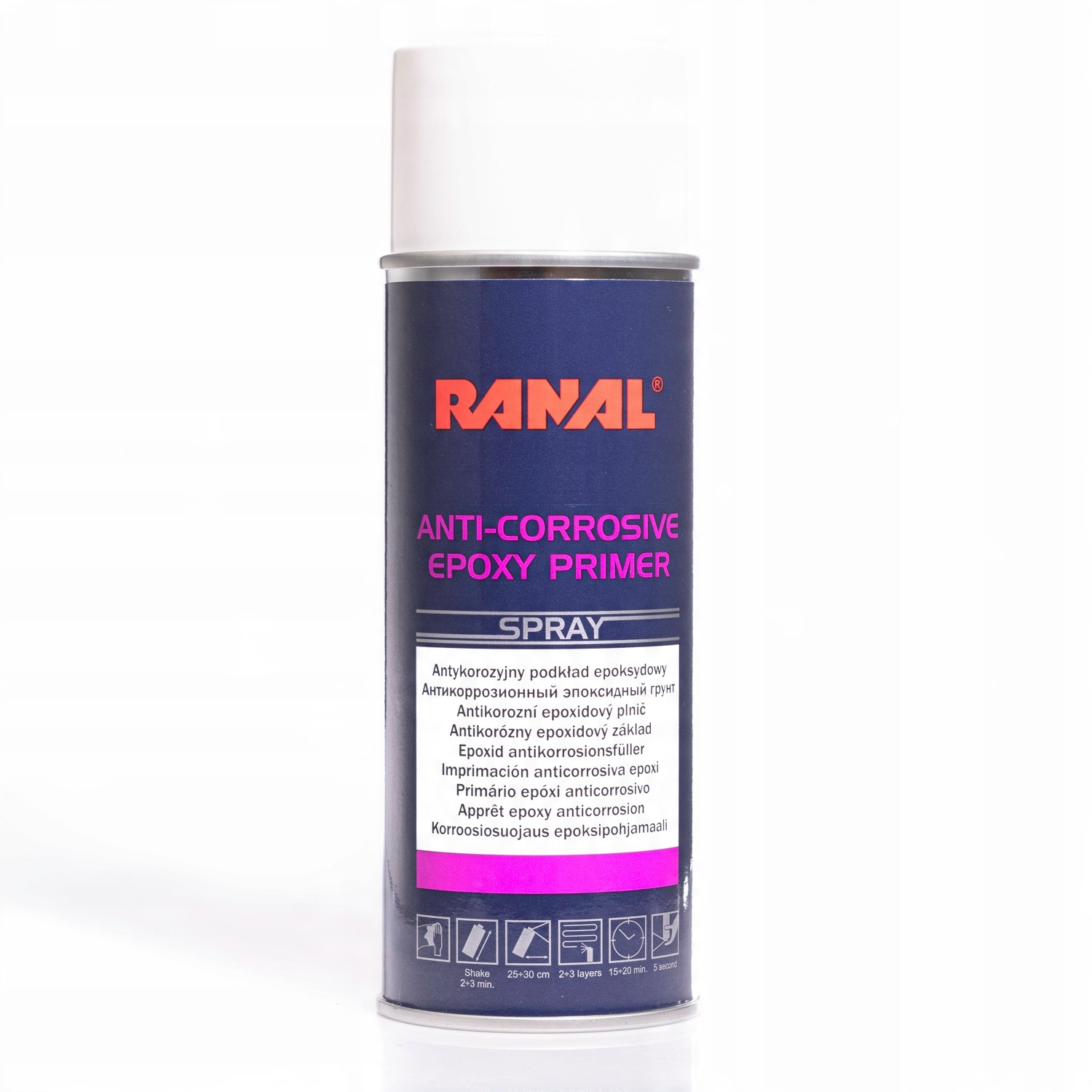

Ranal Antykorozyjny Podkład Epoksydowy Spray 400ml