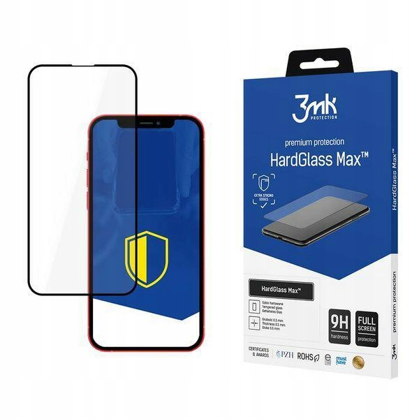 

Szkło hartowane 3MK HardGlass Max iPhone 13/13 Pro