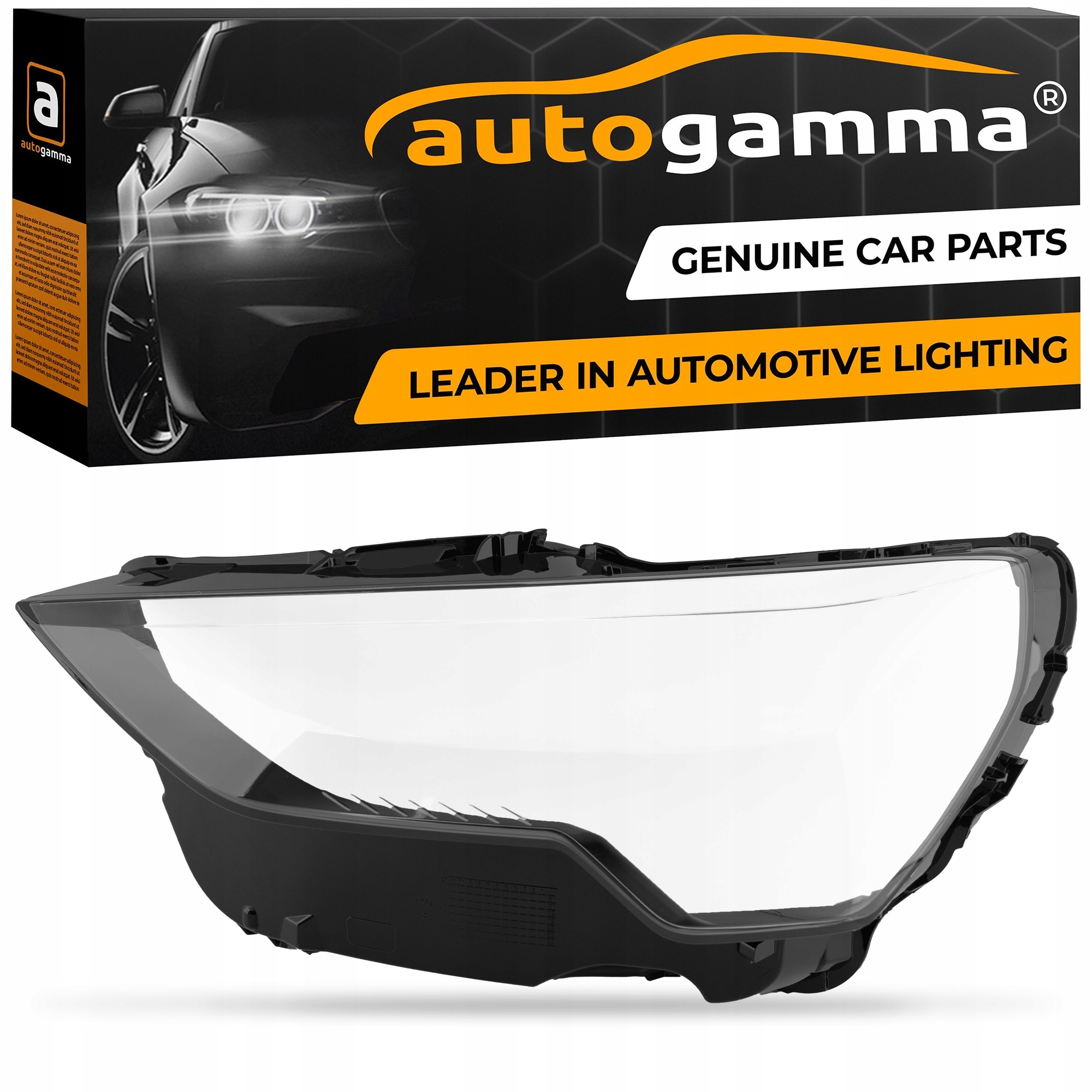 Sklo světlometu pro Audi Q3 II F3 (2018+) Levý