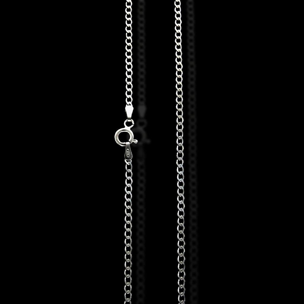 SREBRNY ŁAŃCUSZEK KOMUNIJNY I CUDOWNY MEDALIK 70CM Płeć uniseks