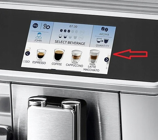 DeLonghi Ecam 656.85 Elite folia ekran display