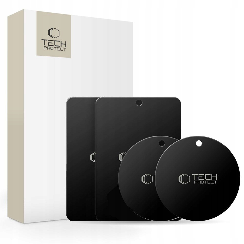 Blaszki Magnetyczne 4-pack Tech-Protect czarne